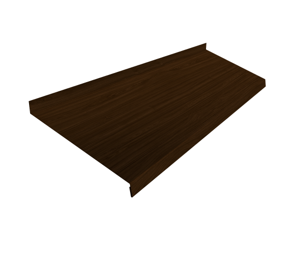 Отлив простой 200 0,45 Print Elite Choco Wood TwinColor (2м)