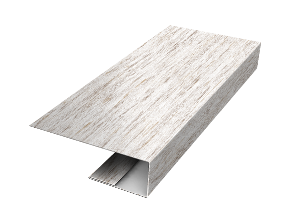 J-Профиль 12мм 0,45 Print Elite Snow Wood TwinColor (2м)