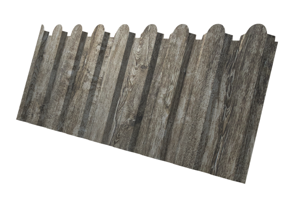Профнастил С20A фигурный 0,45 Print Elite Nordic Wood TwinColor