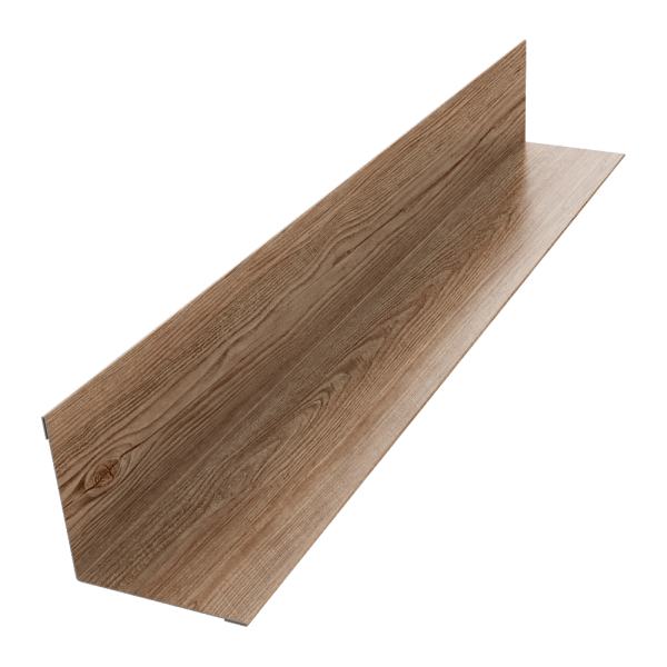 Угол внутренний 70х70 0,45 Print Elite White Wood TwinColor (2м)