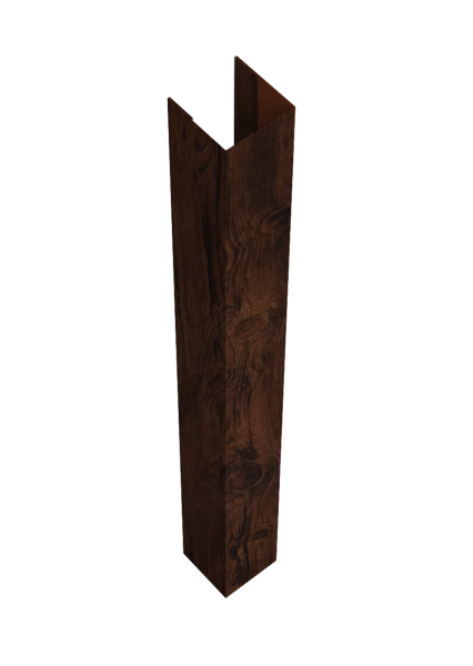 Стойка жалюзи Texas для монтажа без крепежного вкладыша 0,45 Print Elite Cherry Wood TwinColor (3м)