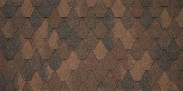 Черепица гибкая Tegola Unica Sardegna legno 424 (темное дерево)