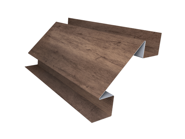 Угол внутренний сложный 75мм 0,45 Print Premium Almond Wood Fresh (3м)
