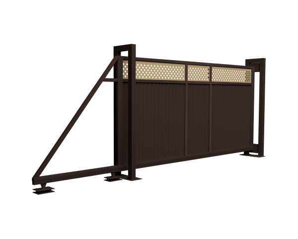 Ворота откатные Estet Plus 2,4х4,5 RR 32/1014