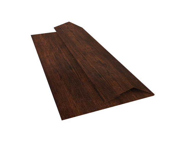 Планка финишная Блок-Хаус new Grand Line 0,45 Print-Double Premium Cherry Wood Dark F (2м)
