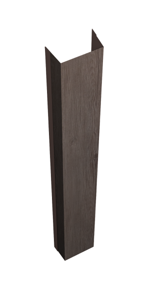 Крепежная планка нижняя Texas 0,45 Print Elite White Wood TwinColor (1,8м)