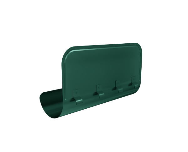 Ограничитель перелива GL PU 125/90 RAL 6005 зеленый мох