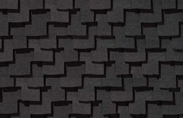Черепица гибкая CertainTeed Presidential Shake charcoal black