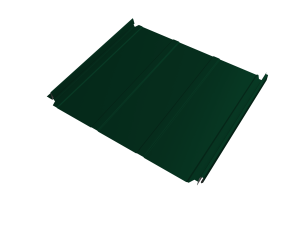 Кликфальц Double Pro Line Grand Line 0,5 Satin с пленкой на замках RAL 6005 зеленый мох