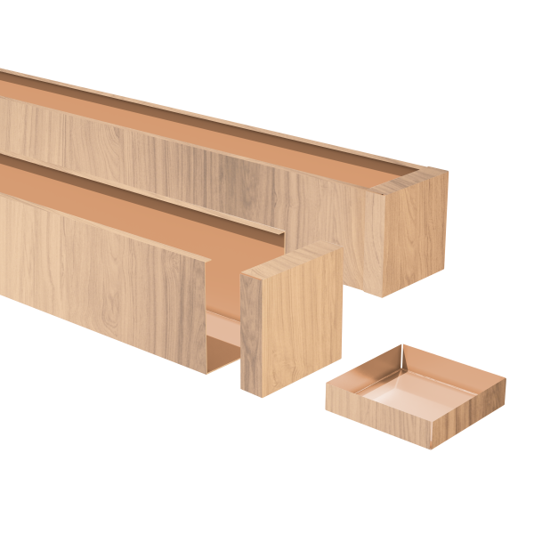 Заглушка 50х50 Honey Wood Al 0,4