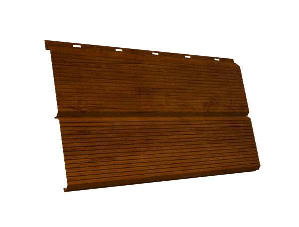 ЭкоБрус 0,345 Gofr 0,45 Print Premium с пленкой Golden Wood Intense FTC