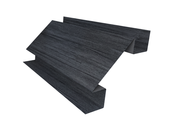 Угол внутренний сложный 75мм 0,45 Print Premium Grey Wood TwinColor (2м)