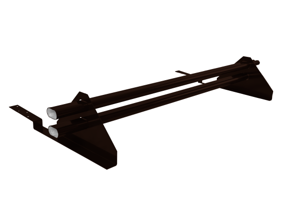 Снегозадержатель трубчатый для композитной черепицы Roman RAL 8019 (1м)