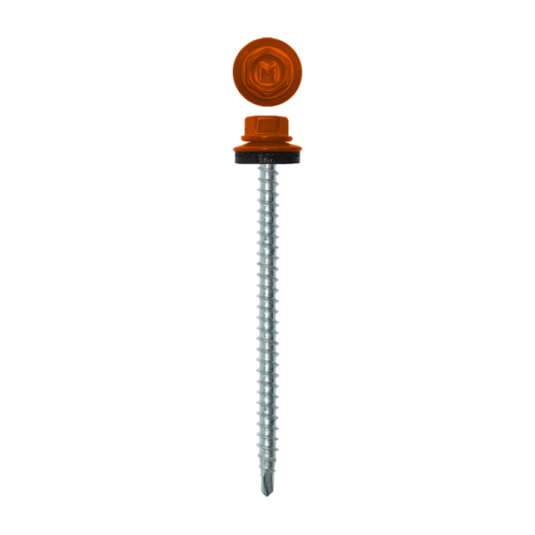 Саморез кровельный Daxmer 4,8х70 RAL 2004 (100) сверло №1