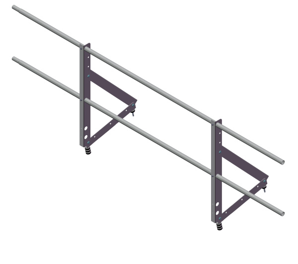 Ограждение кровельное Optima 0,65х2м RAL 8017
