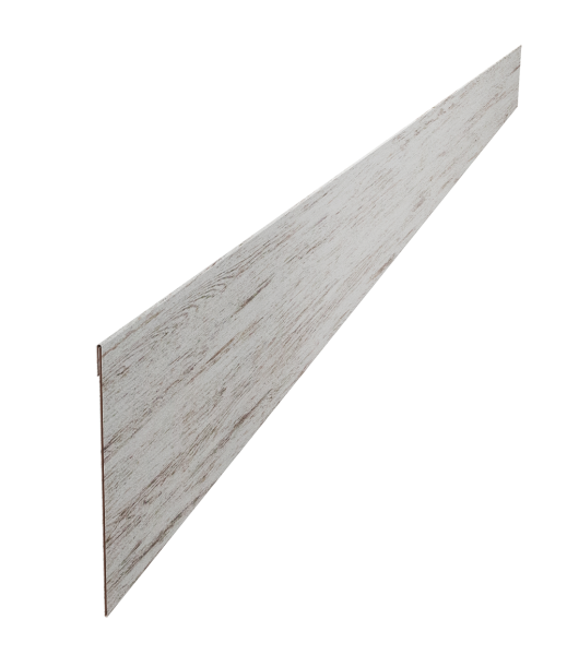 Ламель забора жалюзи Palermo 0,45 Print Elite Snow Wood TwinColor