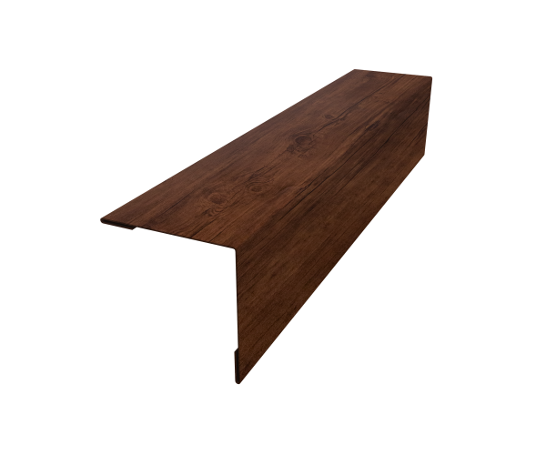 Планка завершающая 50х50 жалюзи Milan 0,45 Print Premium Cherry Wood Fresh TwinColor (3м)