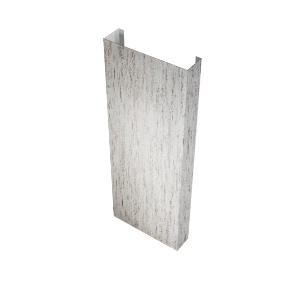 Полустолб для С8,С10 0,45 Print Elite с пленкой Snow Wood TwinColor (L2,5)