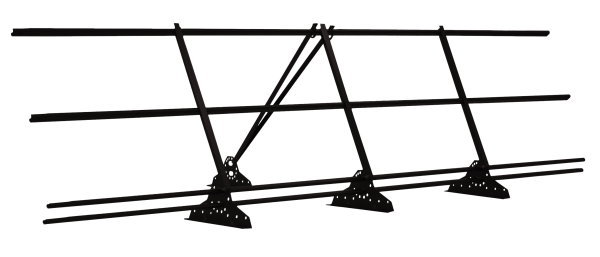 Ограждение кровельное со снегозадержателем на фальц Grand Line 0,9х3м RAL 9005