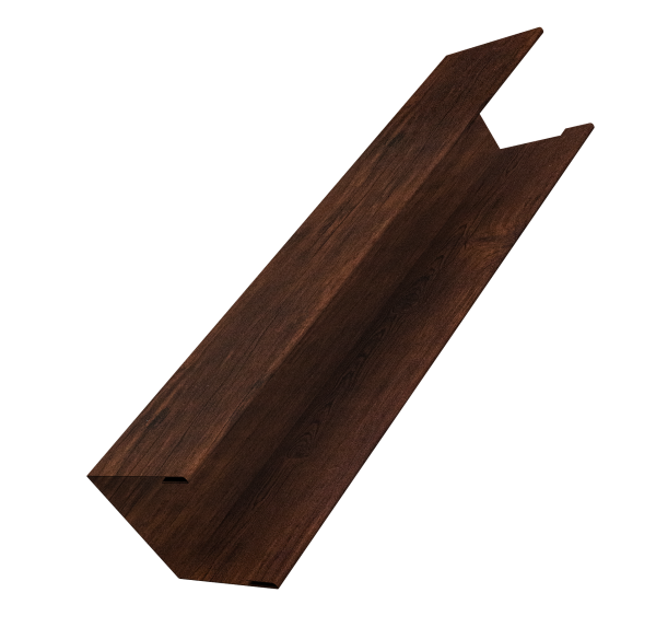 Крышка жалюзи Milan Slim 0,45 Print-double Premium Cherry Wood Dark F (2,5м)