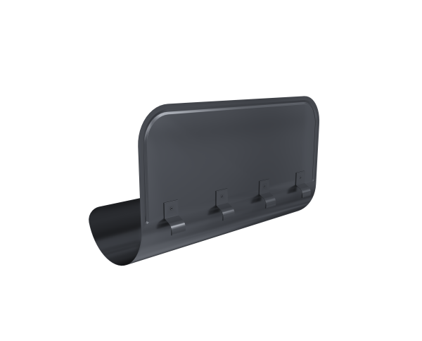 Ограничитель перелива GL PU 125/90 RAL 7024 мокрый асфальт