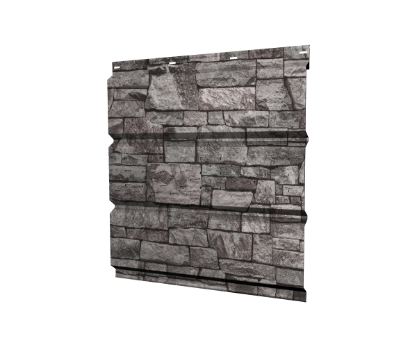 Софит металлический центральная перфорация 0,45 Print Elite с пленкой Fine Stone TwinColor