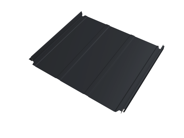 Кликфальц Double Pro Line Grand Line 0,5 Satin с пленкой на замках RAL 7024 мокрый асфальт