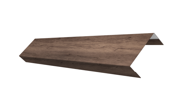 Ламель обратная 50 забора жалюзи Texas 0,45 Print Premium Almond Wood Fresh