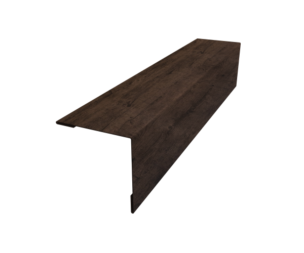 Планка завершающая 50х50 жалюзи Milan 0,45 Print-Double Premium Antique Wood (3м)