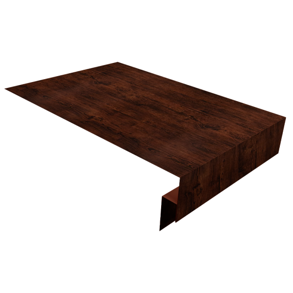 Планка околооконная сложная 250х50х12 (j-фаска) 0,45 Print Elite Cherry Wood TwinColor (3м)