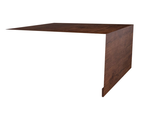 Планка околооконная простая 250х75 0,4 Print Premium Cherry Wood Fresh TwinColor (3м)