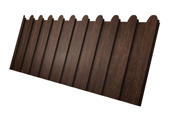 Профнастил С8A v01 фигурный 0,45 Print-Double Premium Antique Wood