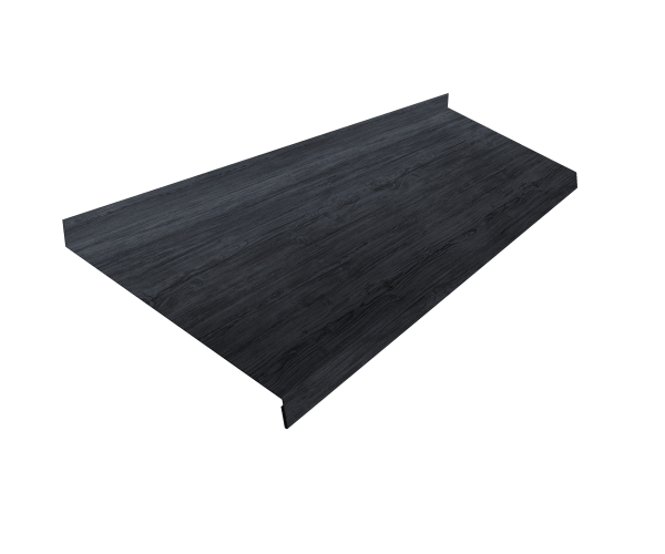 Отлив простой 200 0,45 Print Premium Grey Wood TwinColor (3м)