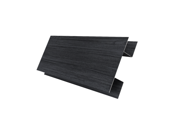 Планка H-образная стыковочная сложная 0,45 Print Premium Grey Wood TwinColor (2м)