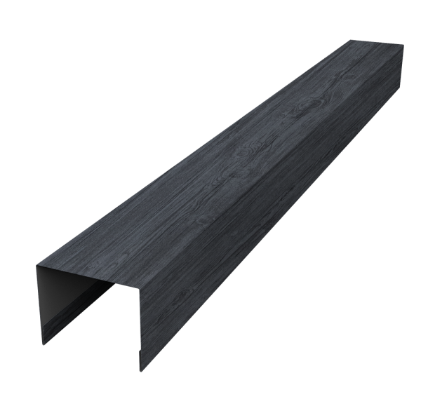 Крышка жалюзи Palermo 0,45 Print Premium Grey Wood TwinColor (2м)