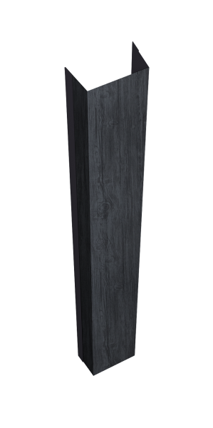 Крепежная планка нижняя Texas 0,45 Print Premium Grey Wood TwinColor (1,8м)