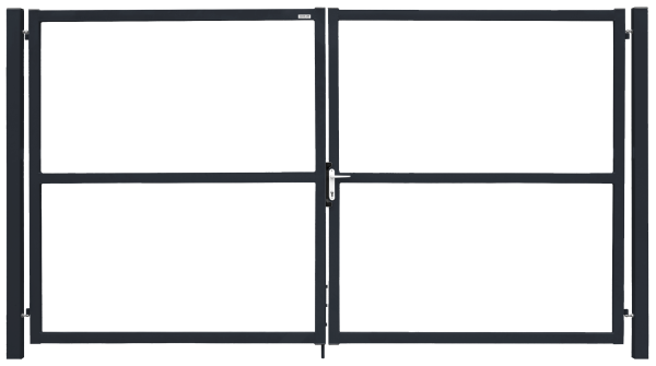 Ворота Colority Zinc Lock 1,8х3,5 RAL 7024