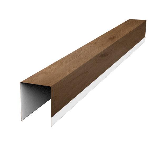 Планка опорная составная внутренняя для забора жалюзи Palermo 0,45 Print Premium Pine Wood Fresh (1,8м)