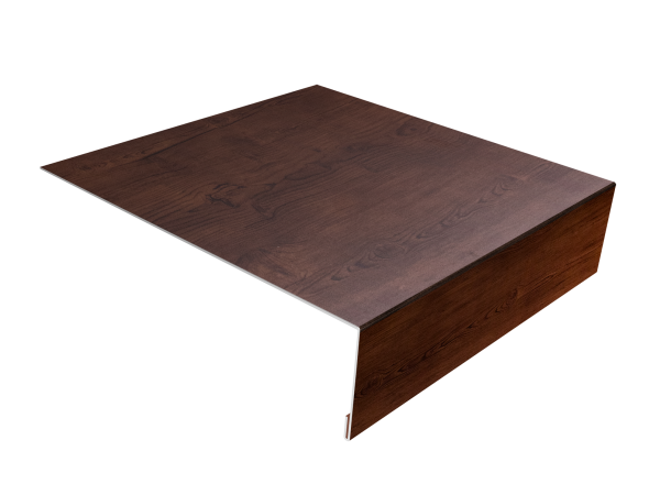 Планка лобовая/околооконная простая 190х50 0,4 Print Premium Cherry Wood Fresh TwinColor (2м)