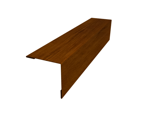Планка завершающая 50х50 жалюзи Milan 0,45 Print Premium Golden Wood Intense FTC (3м)