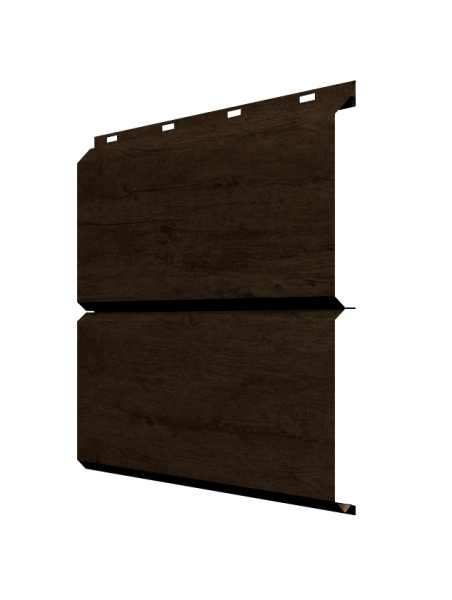 Софит ЭкоБрус без перфорации 0,345 Grand Line 0,45 Print Elite с пленкой Antique Wood TwinColor