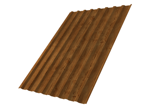Профнастил С20B 0,45 Print-Double Elite Golden Wood