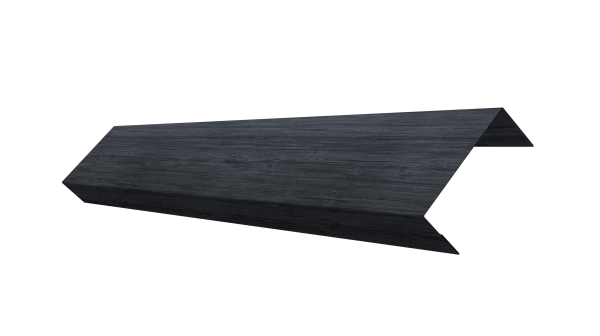Ламель обратная 50 забора жалюзи Texas 0,45 Print Premium Grey Wood TwinColor