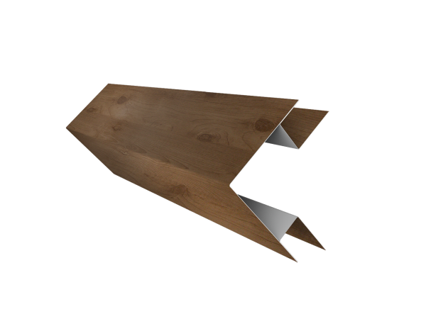 Угол внешний сложный 75х75 0,45 Print Premium Pine Wood Fresh (3м)