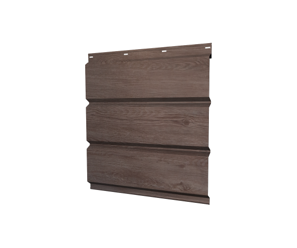 Софит металлический без перфорации 0,45 Print Elite с пленкой White Wood TwinColor