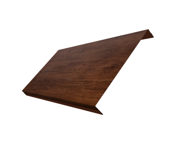 Ламель обратная 200 забора жалюзи Texas 0,45 Print Elite Cherry Wood TwinColor