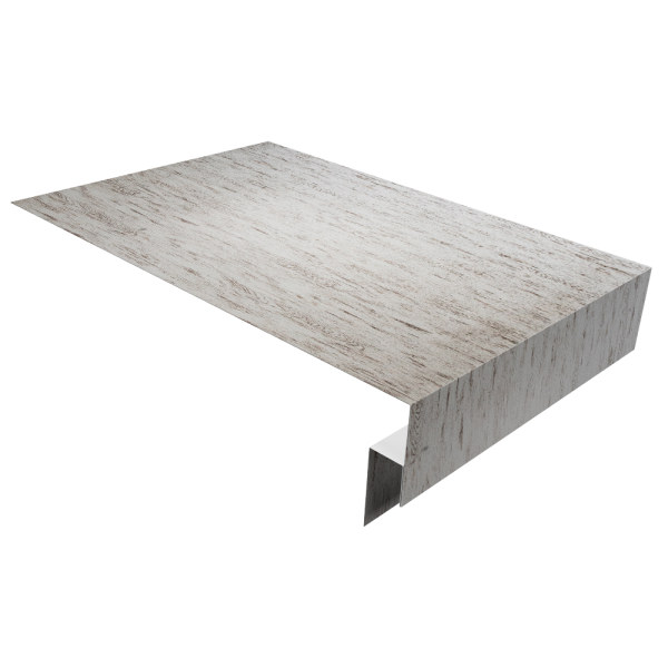 Планка околооконная сложная 250х50х12 (j-фаска) 0,45 Print Elite Snow Wood TwinColor (2м)