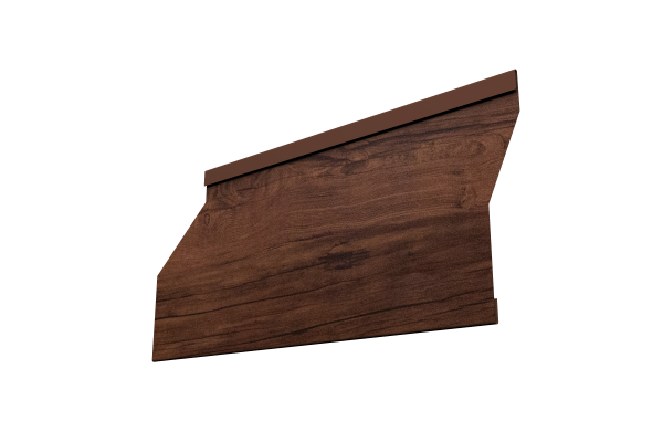 Ламель забора жалюзи Milan Slim 0,45 Print Premium Cherry Wood Fresh TwinColor