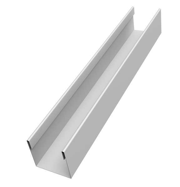Стойка жалюзи Milan Slim 0,45 PE RAL 9003 сигнальный белый (2,5м)