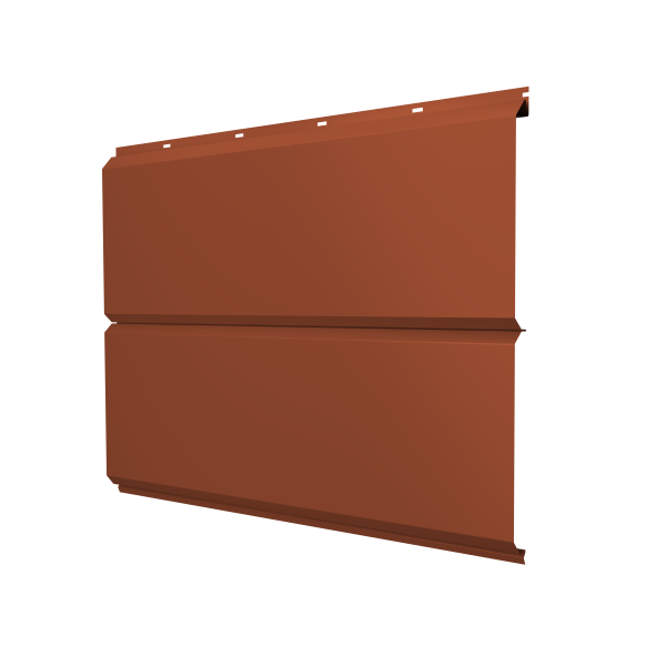 ЭкоБрус new 0,5 Satin Matt TX с пленкой RAL 8004 терракота